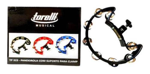 Pandeirola Tp323 Torelli Meia Lua Com Clamp