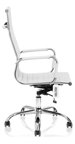 Cadeira De Escritório Presidente Eames Kelter V302 Branca