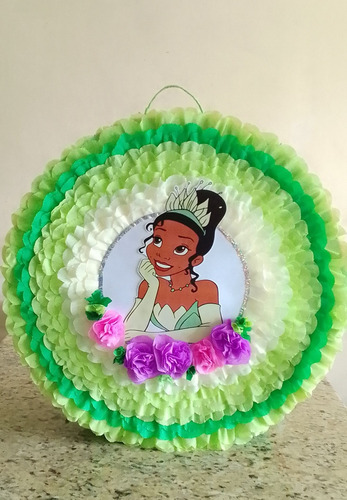 Piñata De Princesa Tiana Y El Sapo