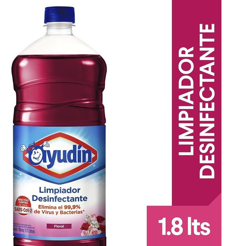 Ayudin Limpiador Desinfectante Liquido Floral X 1.8 Lt