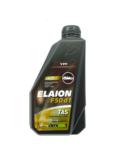 Oleo Elaion F50 D1 0w-20 1l Ypf