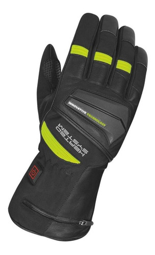 Guantes Moto Calle Cool Negro/neon Kmz