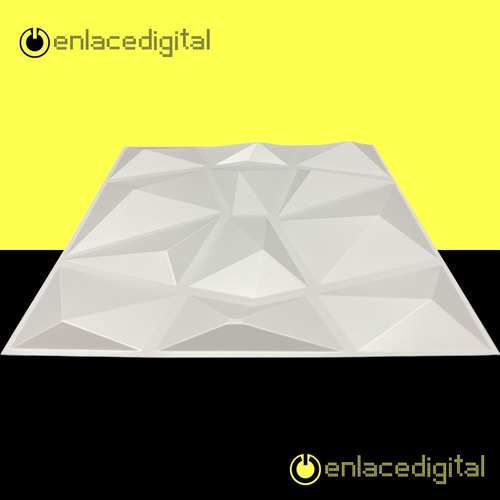 Imagen 4 de 9 de Panel Decorativo 3d Pvc Interior Exterior Blanco D094