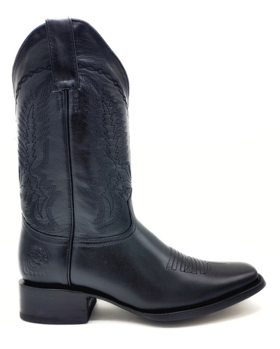 Bota Vaquera Rodeo 100% Piel, Venado 