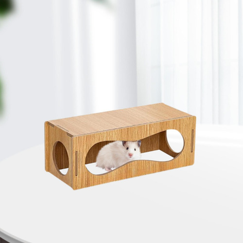 Hámster De Madera De Madera Hámster Juguete 27x11x10cm