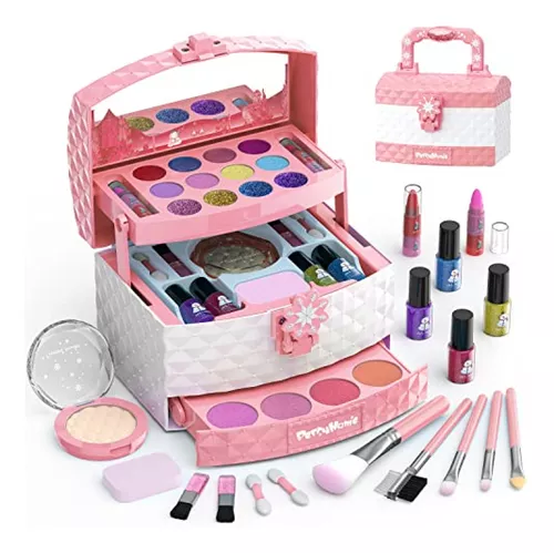 Set Kit De Belleza Para Niñas Maquillaje No Toxico 35 Piezas 3 A