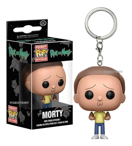 Llavero Rick And Morty Morty Funko Pocket Pop! Keychain