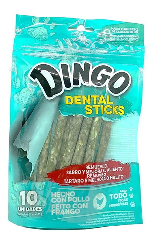Dingo Dental Stick- Snack O Premios Para Perro 90gr