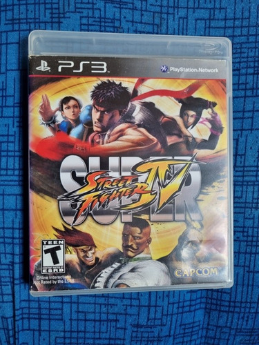 Súper Street Fighter Iv Playstation 3 Completo Totalmente Or