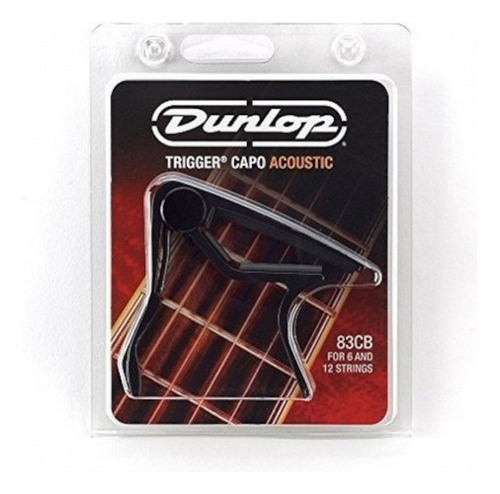 Capotraste Braçadeira Violão Dunlop 83cb P/ 6 Ou 12 Cordas