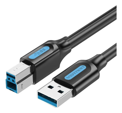 Cabo Usb A Para Usb B 3.0 Hd Externo 1 Metro Vention Coobf