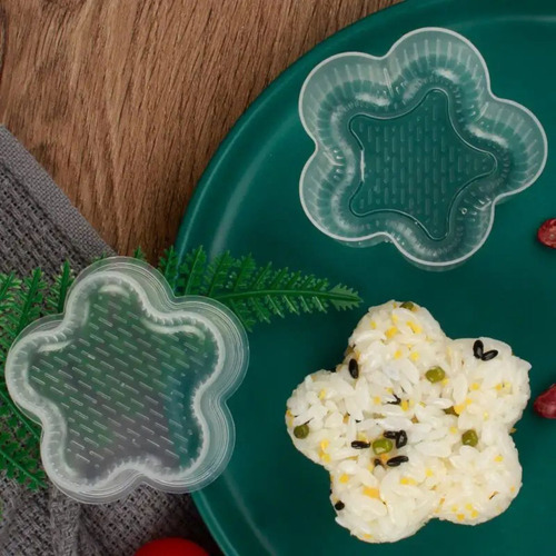 8 Moldes Bolas De Arroz Moldes Sushi Con Tapa Varios Diseños