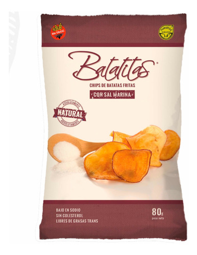 Snacks Batatitas, Yukitas, Papas Rústicas (caja 18 Unidades)