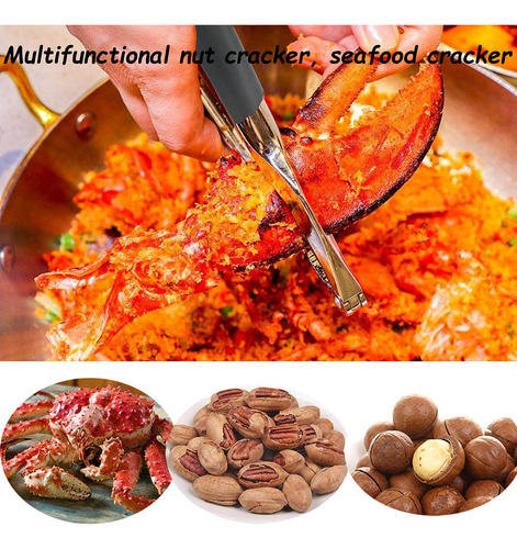 Abridor De Nueces Wafjamf Alicates Herramienta Mariscos Color