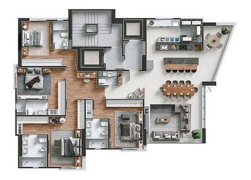 Imagem 6 de 7 de Lançamento - Apartamento 4 Suítes Na Avenida Brasil Em Balneário Camboriú - 1717_1