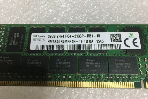 Memória Hynix Pc4-2133p 32gb 2rx4 Ecc Registrada (Usado)