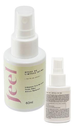 Spray De Limpeza Íntima Feel 60ml Com Melaleuca Prebióticos