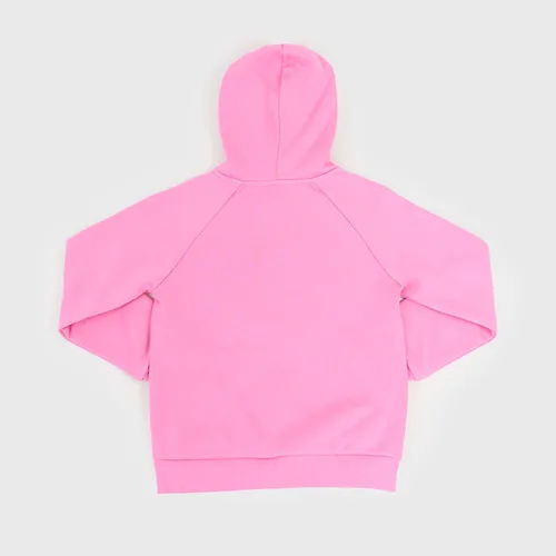 Poleron Niña Kids Full Zipper Rosado Corona
