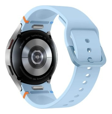 Samsung Galaxy Watch Fe 40 Mm Gps Sport Celeste Plateado Liso Celeste