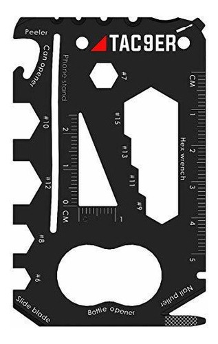 Tac9er 22en1 Cartera Multiherramienta Tarjeta De Credito Tam