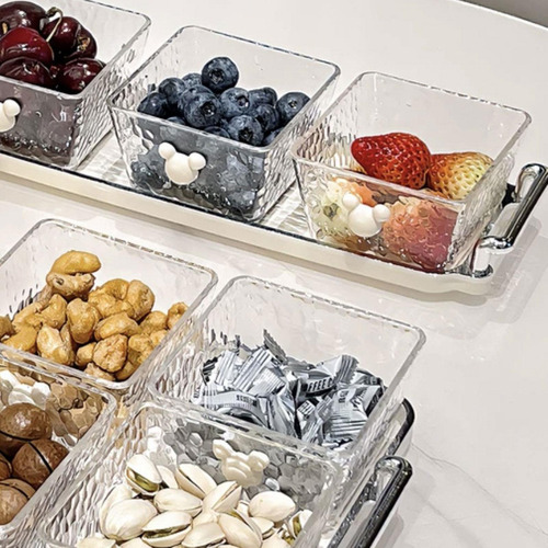 Divided Serving Dishes Appetizer Tray 3 Compartment