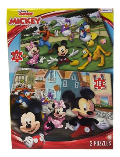 Rompecabezas 2 En 1 Mickey Original Tapimovil Disney