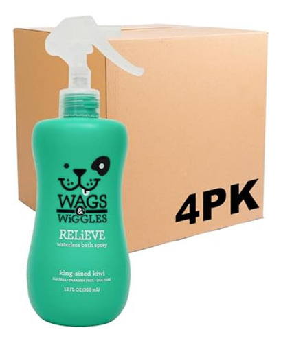 Spray Antipicazón Para Perros Shampoo Seco Sin Agua Para Per