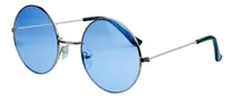 Comprar Lentes Monturas De Metal Dorado Lentes Celestes Redondas.