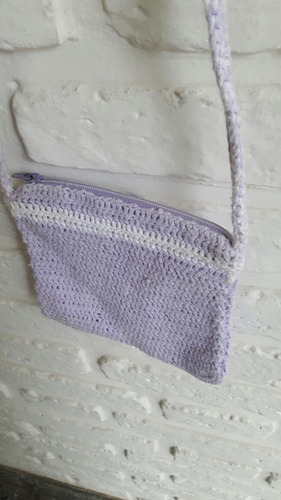 Carterita Crochet Nena Lila