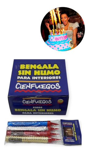 20 Display De Bengalas Para Cumple X 4 Total 80 Unidades