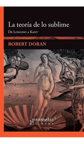 Teoria De Lo Sublime, La. De Longino A Kant - Robert Doran