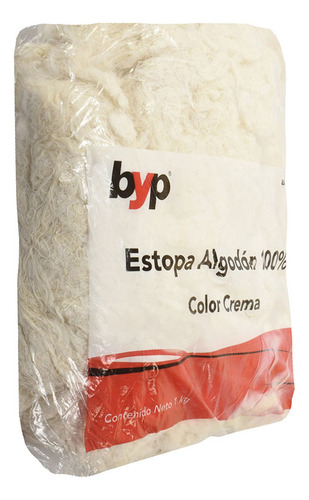 Estopa De Algodón Byp Crema 1 Kg