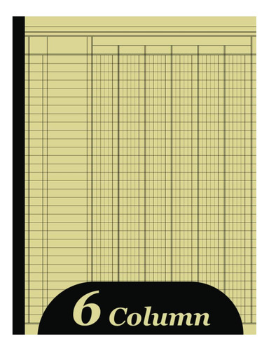 Libro: Account Book, 6 Column Ledger: Bookkeeping Record Bo