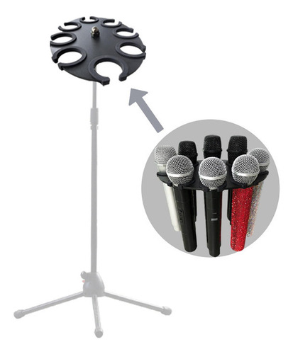 Soporte Para Múltiples Micrófonos Accesorio Para Soporte
