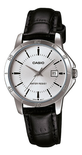 Reloj Casio Ltp V004l 7a Mujer Cuero Original
