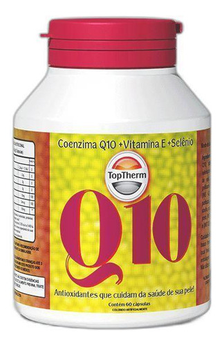 Coenzima Q10 + Selênio + Vitamina E 60 Cápsulas Toptherm