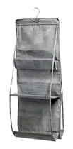 Comprar Organizador Colgante De Carteras Bolsos Para Placard Color Gris