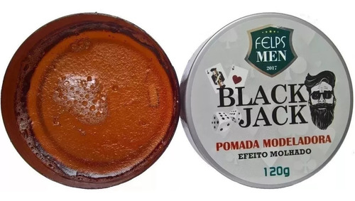 Felps Men Black Jack Pomada Efeito Molhado 120g + Brinde