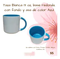 Comprar Taza 13oz Personalizada Con Asa Y Fondo De Color