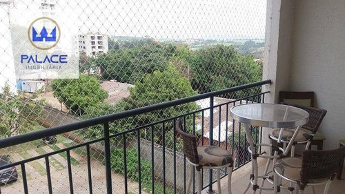 Apartamento Com 3 Dormitórios À Venda, 74 M² Por R$ 300.000,00 - Gleba Califórnia - Piracicaba/sp - Ap0148