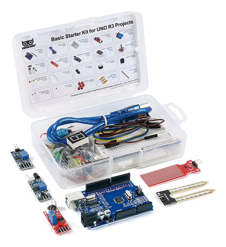 Kit Básico Componentes Eletrônicos 98 Pcs Para Arduino Nfe