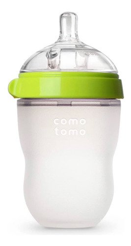 Imagen 7 de 7 de Mamadera 250 Ml Como Tomo Verde