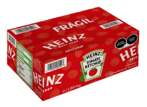 Salsa Catsup Heinz 200 Pzas De 9g Msi