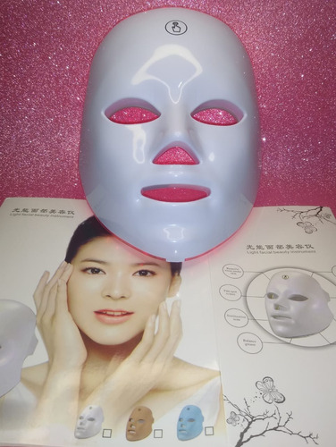 Máscara Led Facial + Sérum Antiage