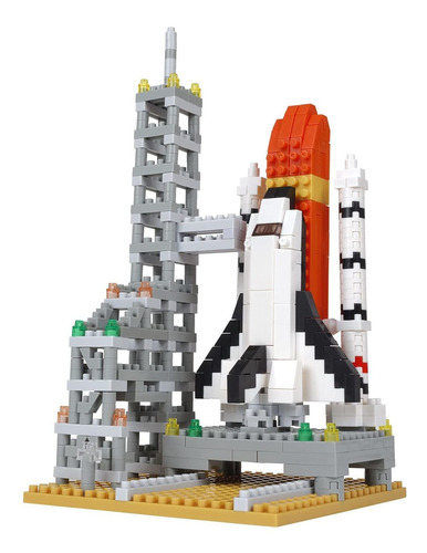 Nanoblock - Centro Espacial, [espacio], Kit De Construcción