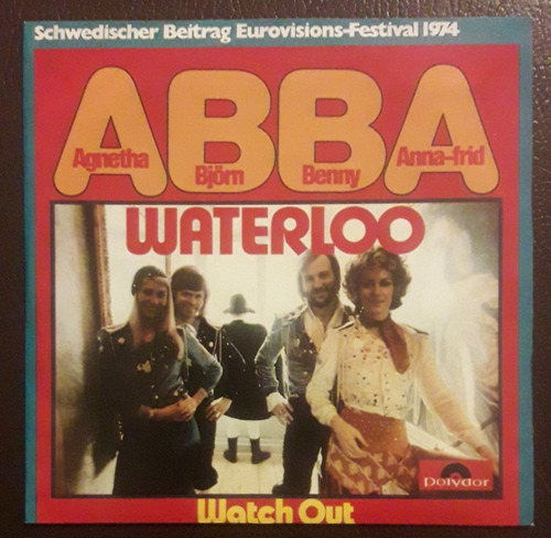 Abba Cd Single Waterloo English Version 1974/1999 Orig