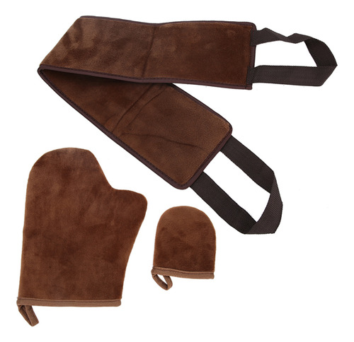 3pcs / Retroceder Aplicador De Bronceado Guantes De