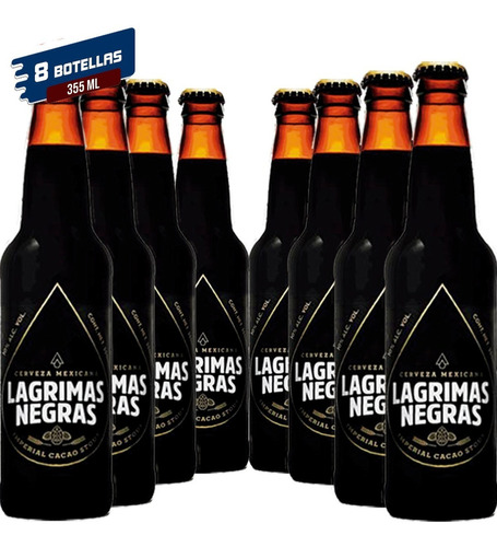 Cerveza Artesanal Ramuri Lagrimas Negras 8 Pack