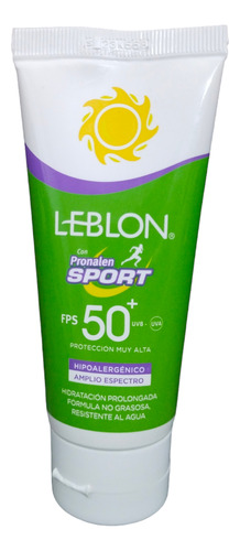 Leblon Pronalen Sport Fps 50+ Hipoalergénico Amplio Espectro