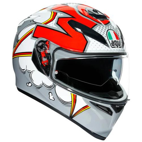 Casco Cerrado Agv K-3 Sv E2205 Multi Mplk Bubble Grs/bco